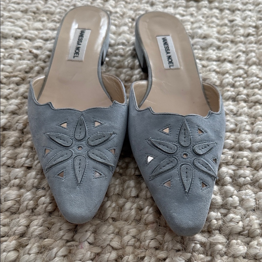 VANESSA NOEL | Women's Blue Mules